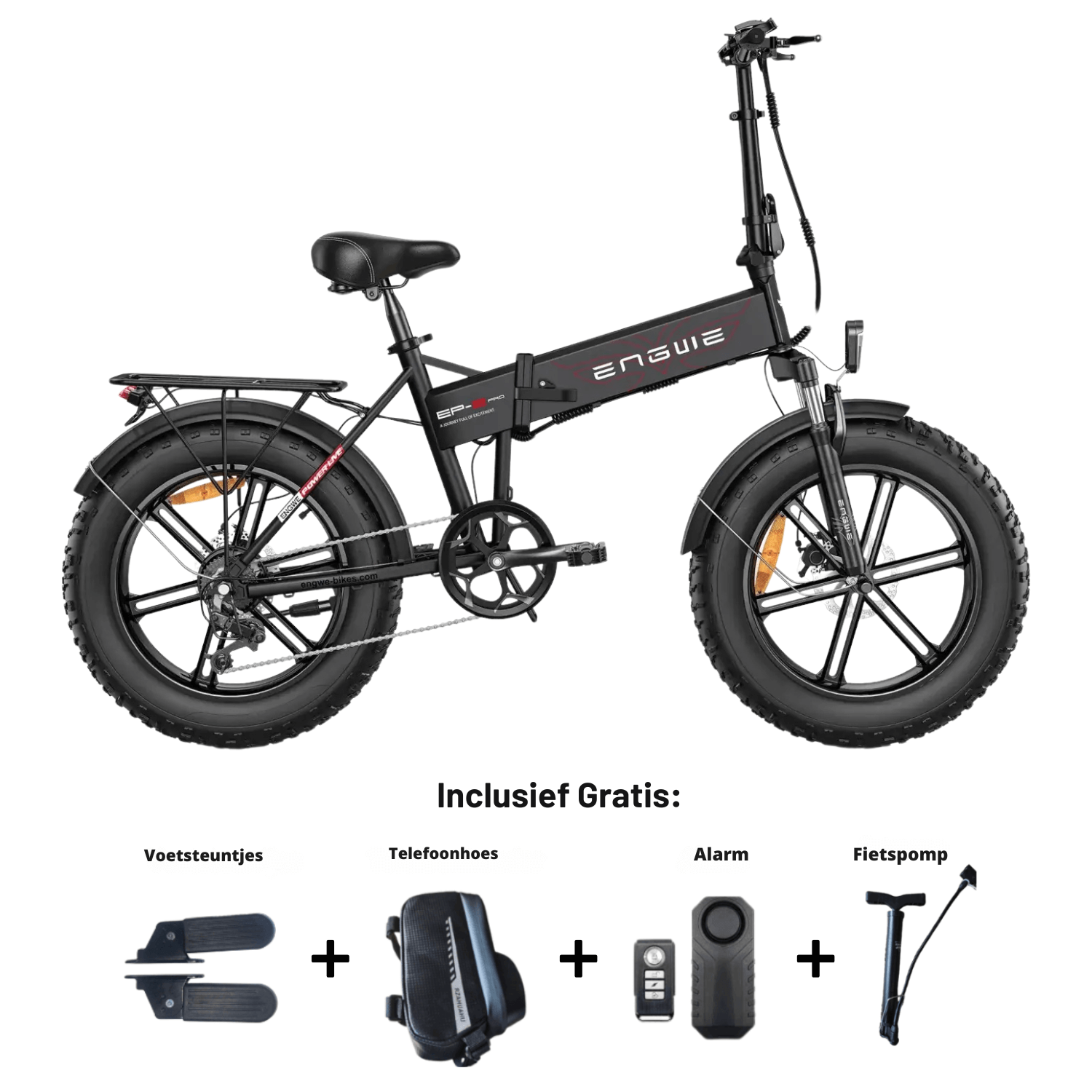 Engwe EP 2 PRO - Vouwfiets - Space gray