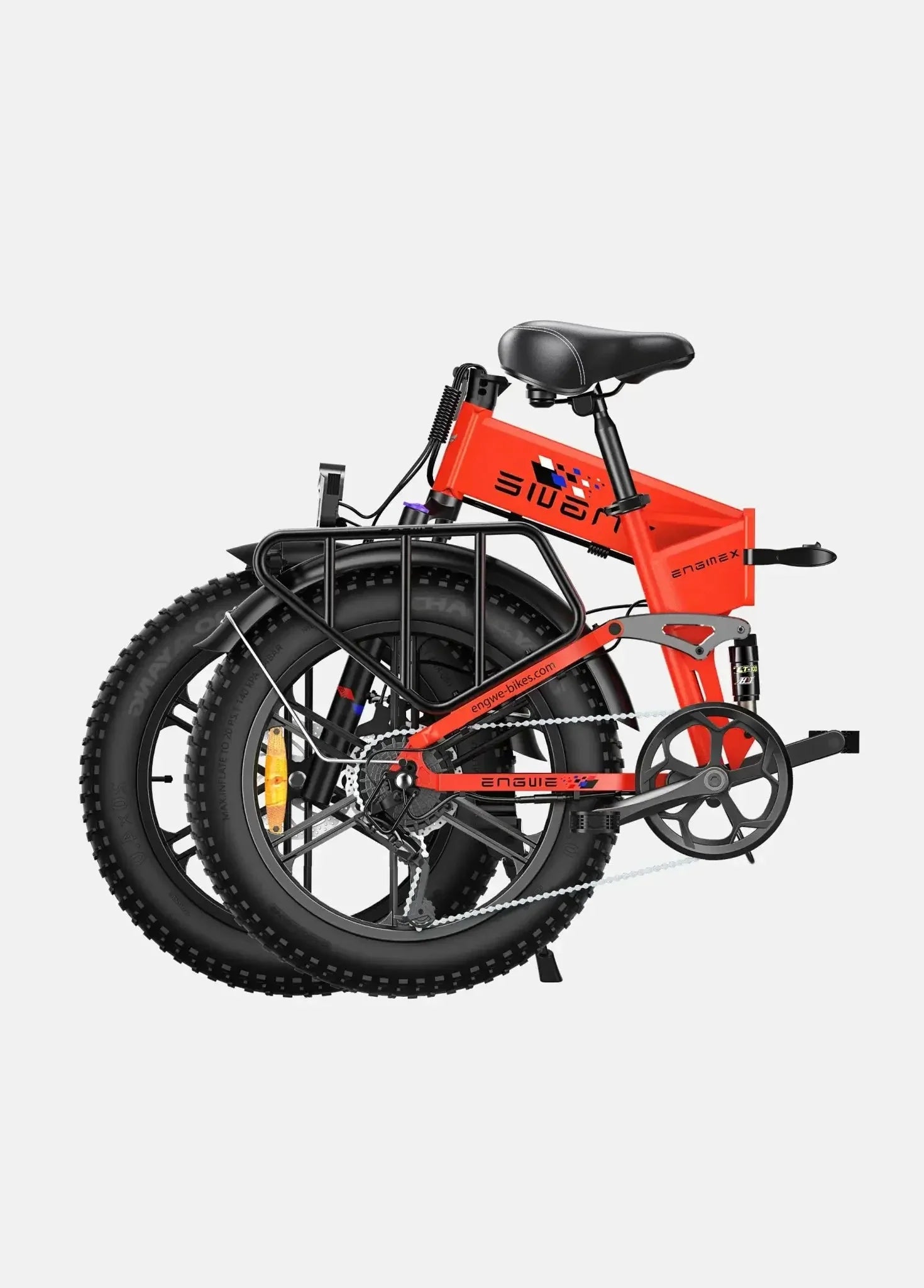 Engwe ENGINE X - Vouwfiets - Rood