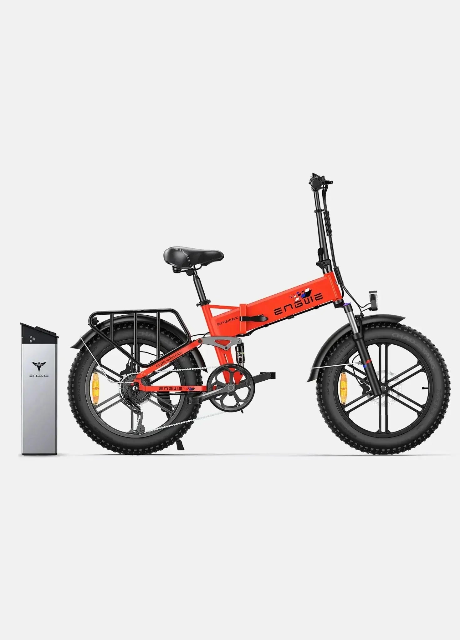 Engwe ENGINE X - Vouwfiets - Rood