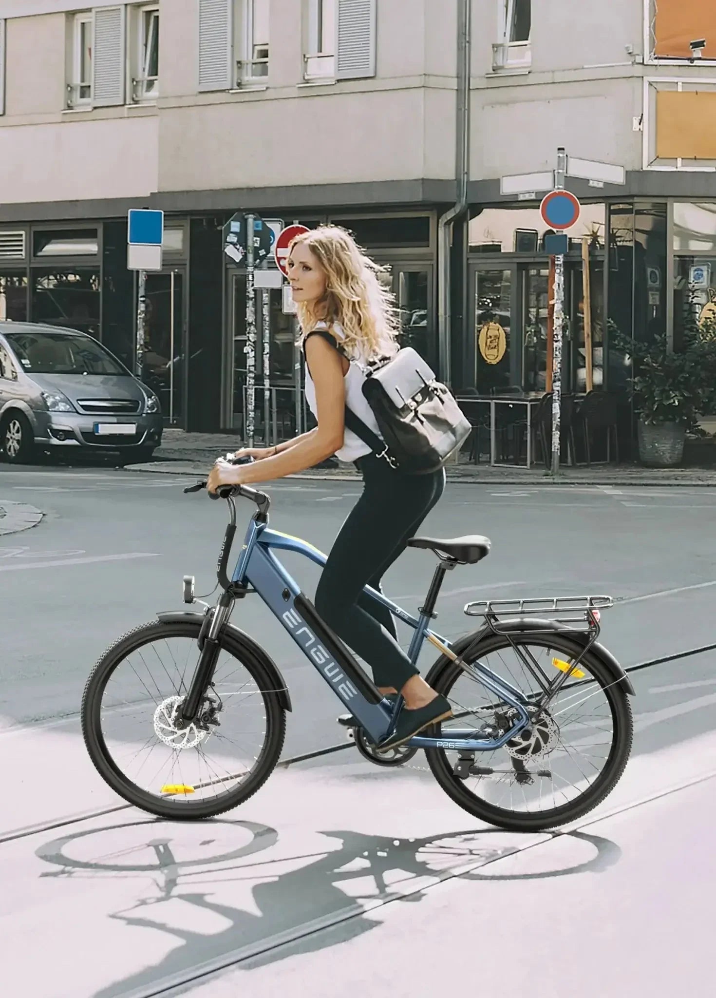 Engwe P26 - E-bike - Electrische fiets - Blauw