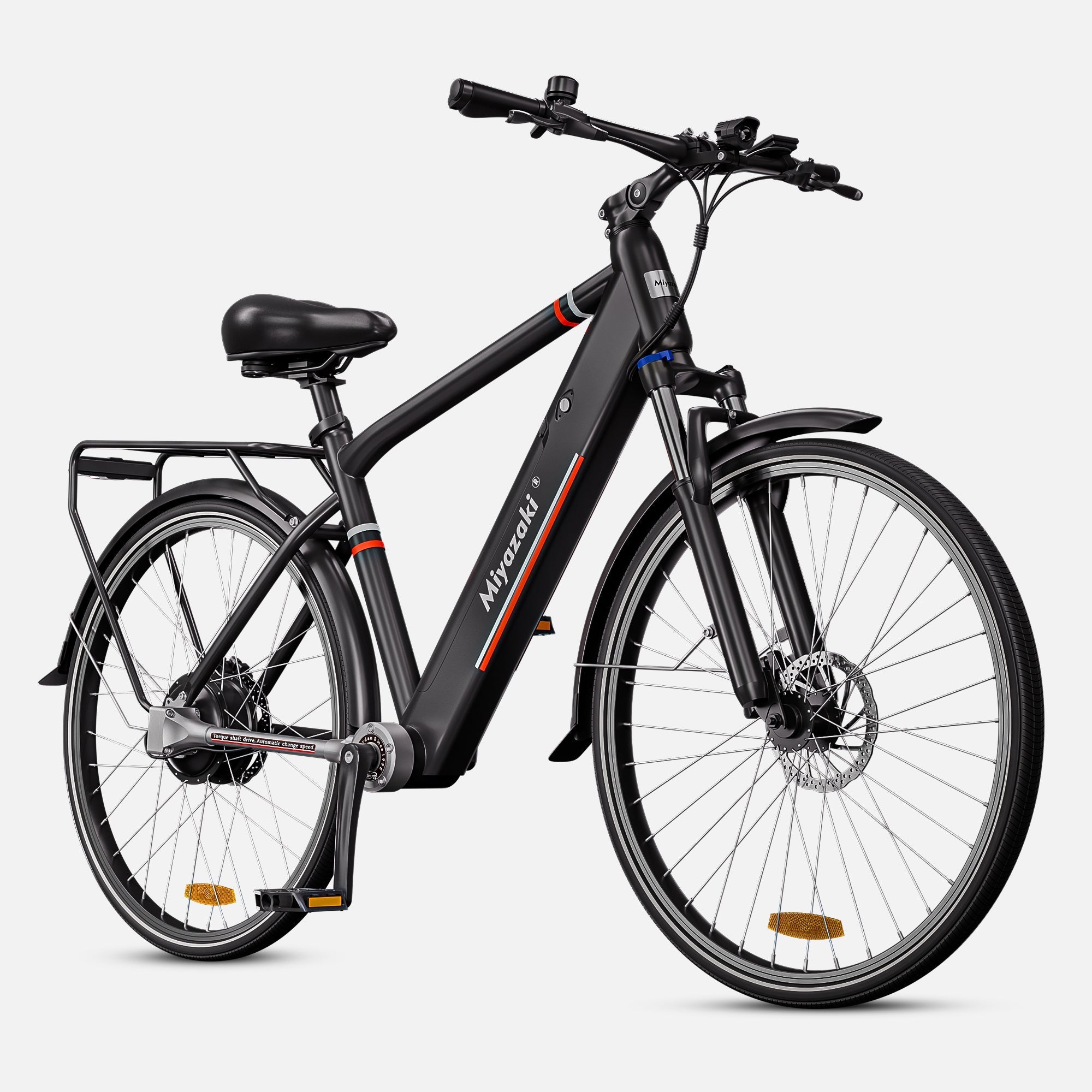 Miyazaki Torque shaft drive Automatische snelheidsverandering Elektrische fiets GC1995