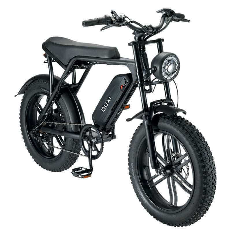 Ouxi V8 Fatbike - Dubbele Accu - Zwart