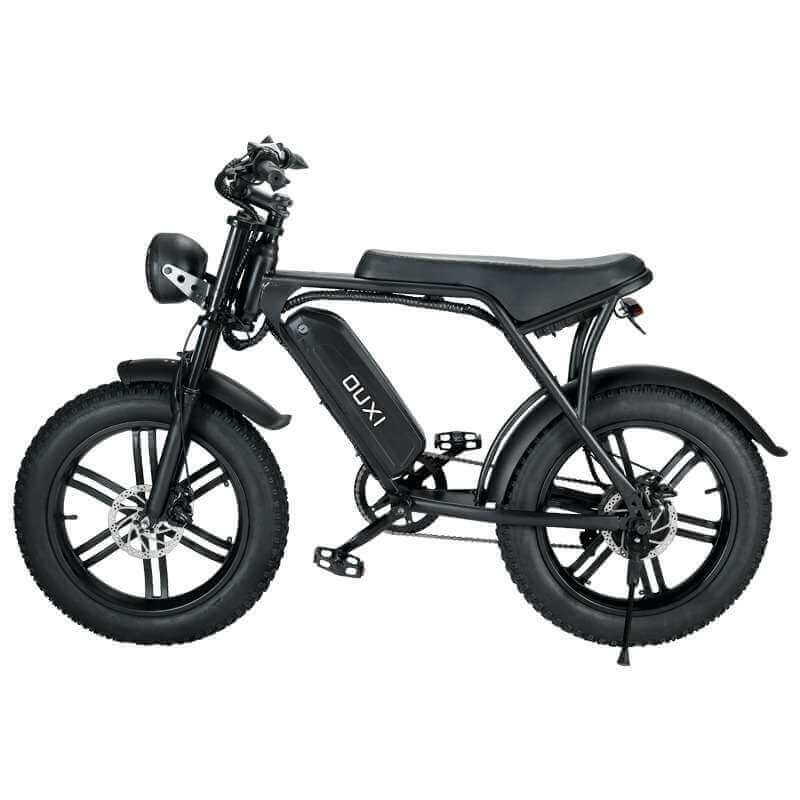 Ouxi V8 Fatbike - Dubbele Accu - Zwart