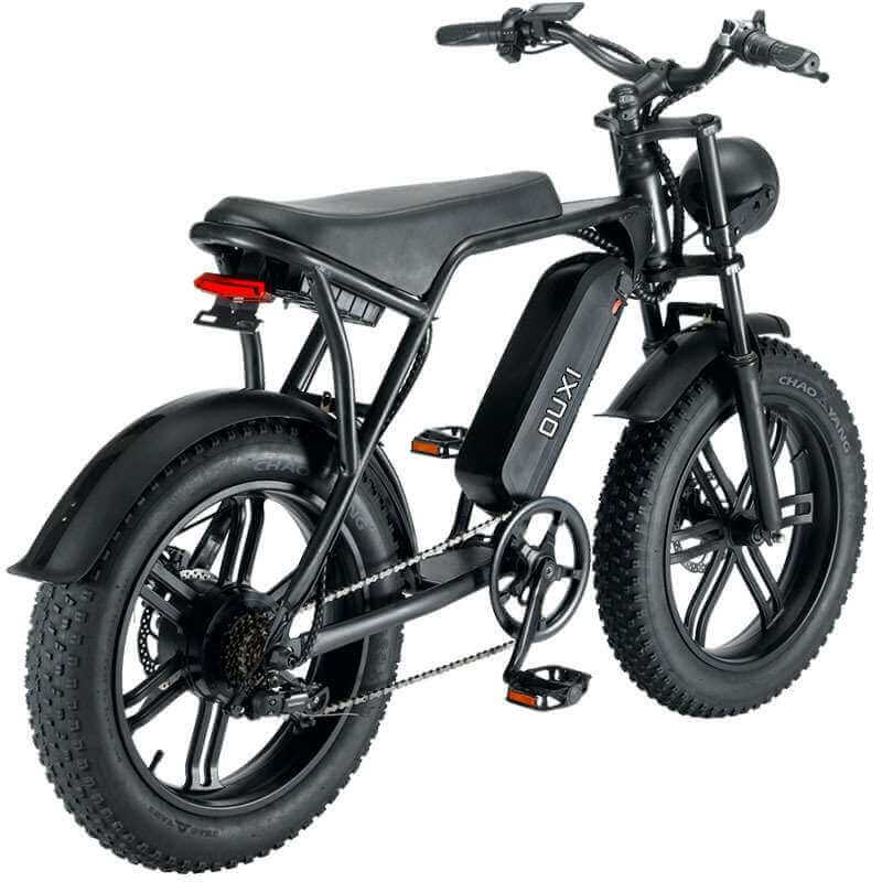 Ouxi V8 Fatbike - Dubbele Accu - Zwart