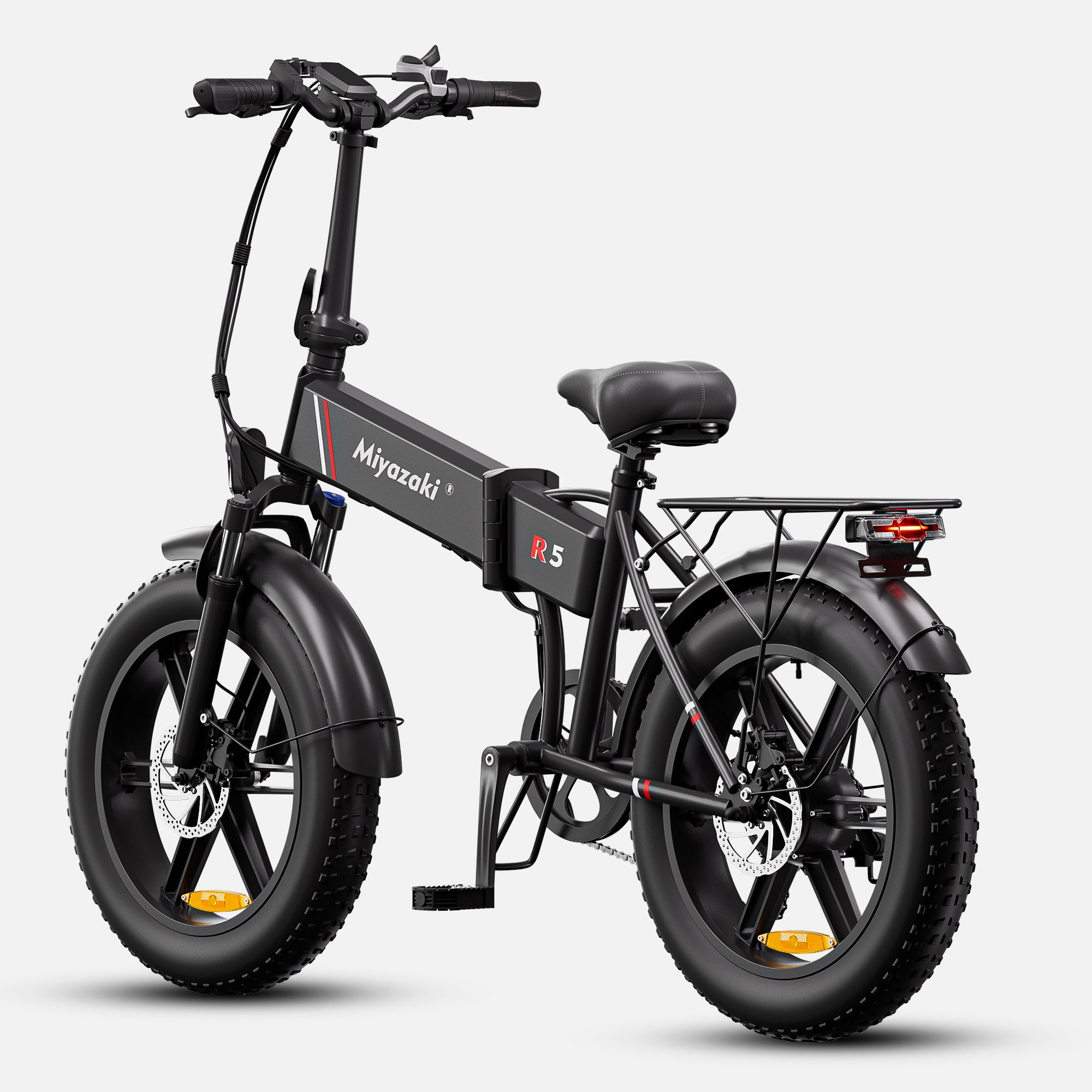Miyazaki opvouwbare elektrische fiets Fat tire sneeuw elektrische fiets R5