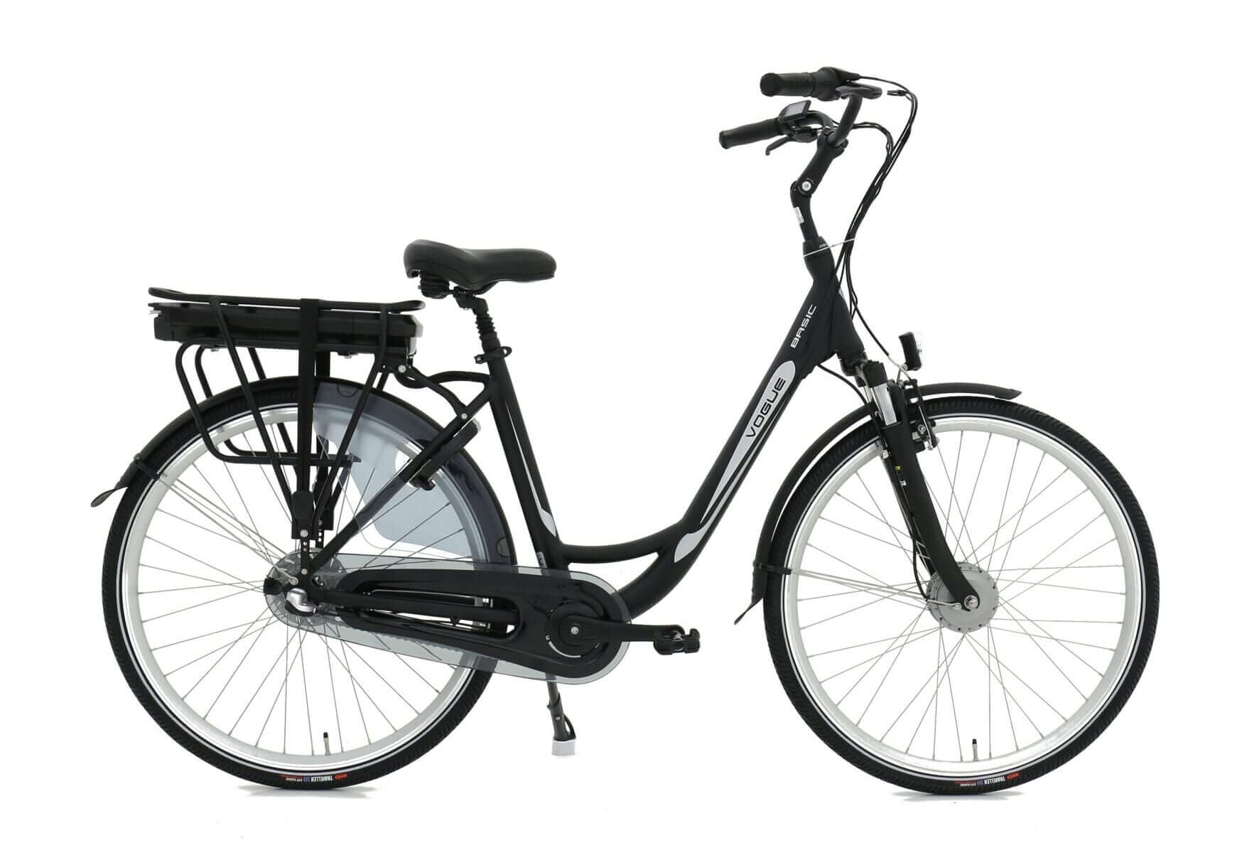 Vogue Basic N7 Electrische fiets - E-bike - Mat-zwart/bruin