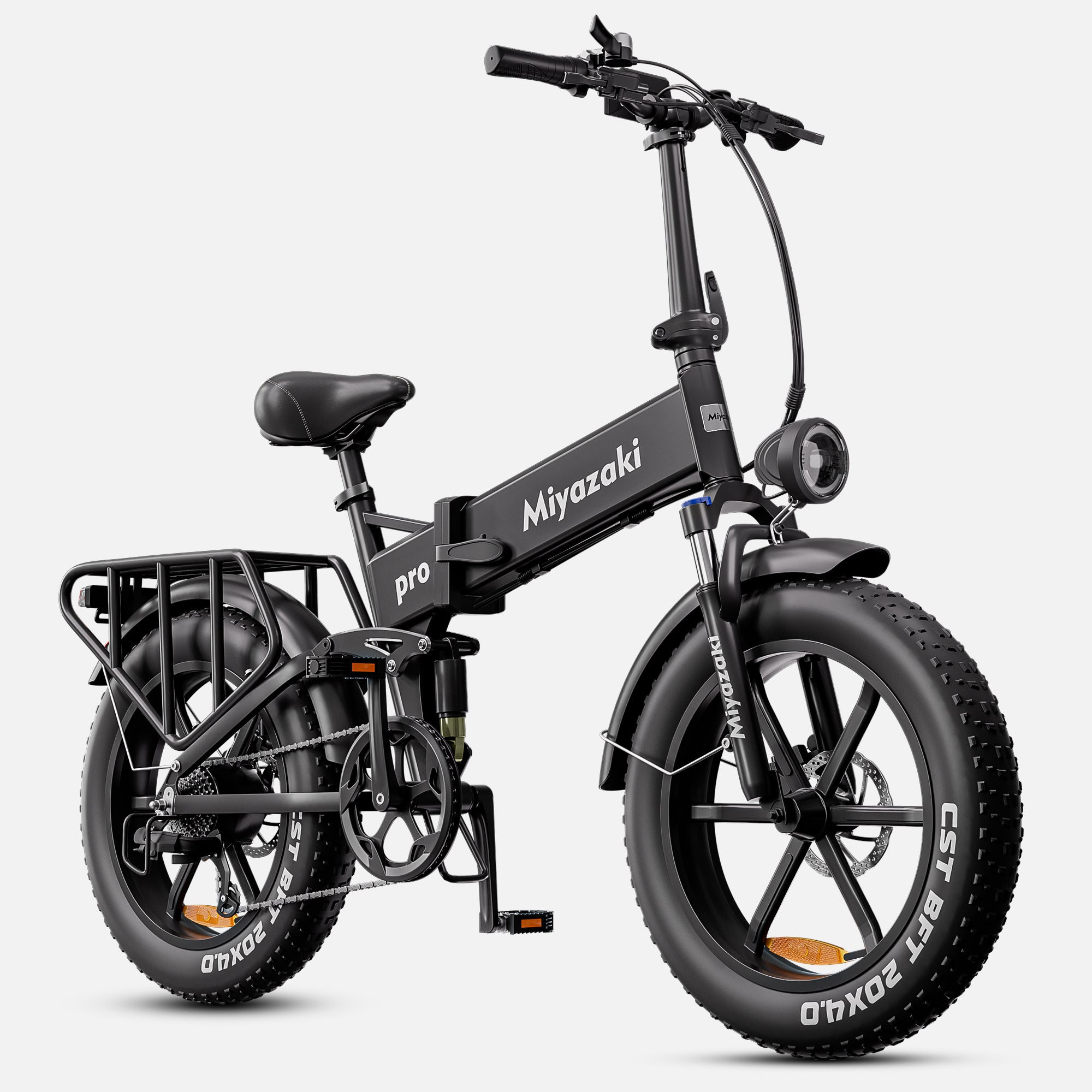 Miyazaki Opvouwbare Elektrische Fiets Fat Tire All Terrain Elektrische Fiets X7 Pro