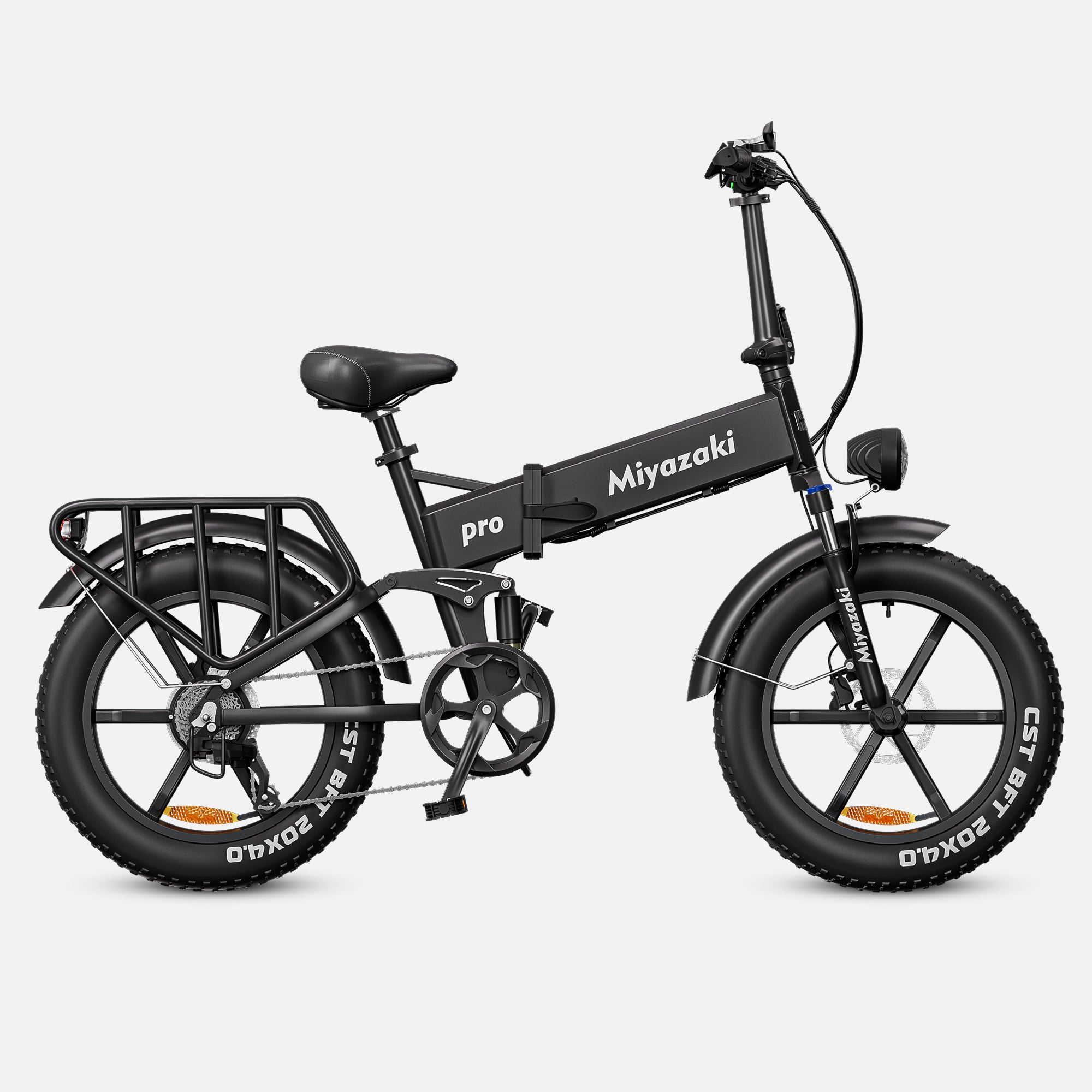 Miyazaki Opvouwbare Elektrische Fiets Fat Tire All Terrain Elektrische Fiets X7 Pro