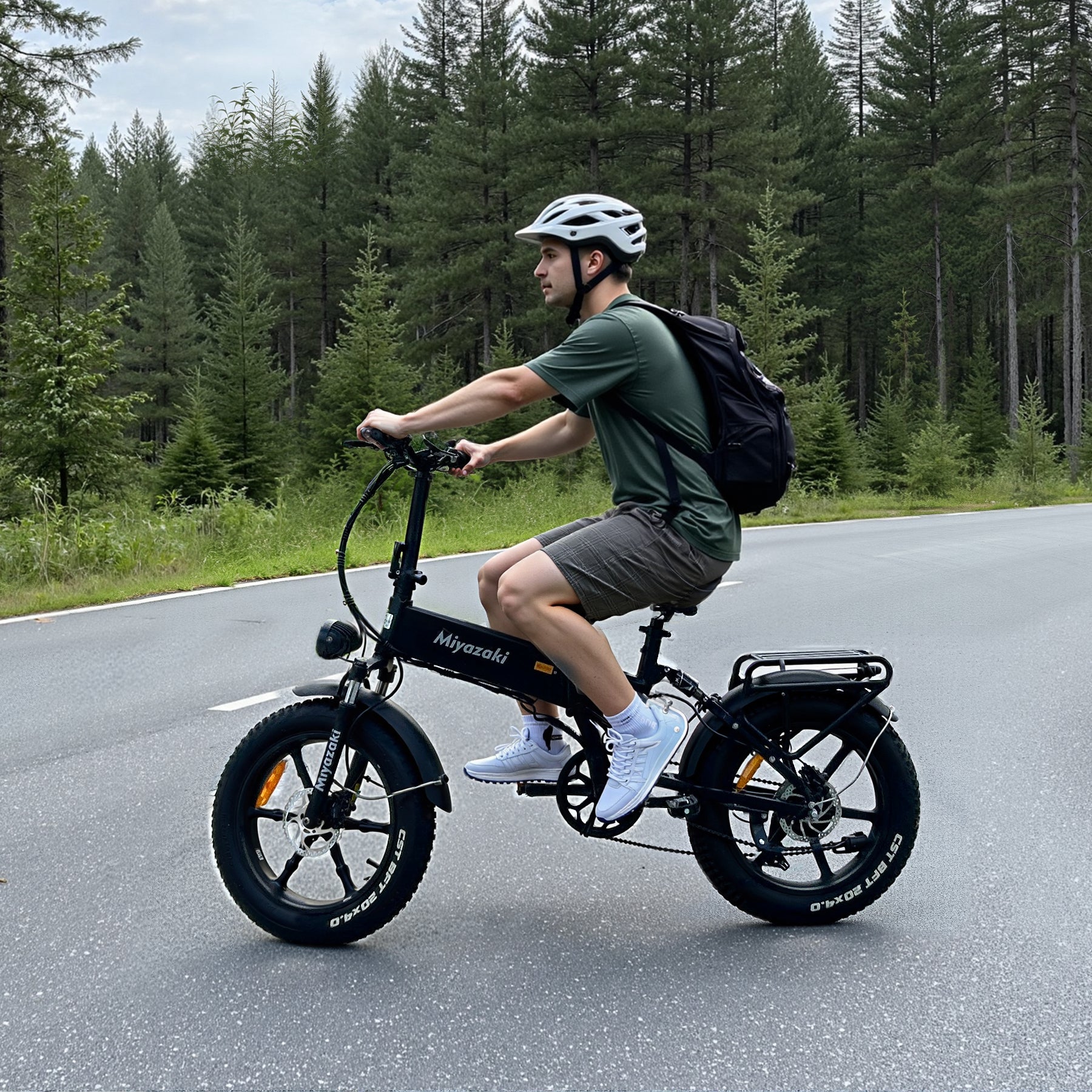 Miyazaki Opvouwbare Elektrische Fiets Urban Off-road Elektrische Fiets R7 Pro