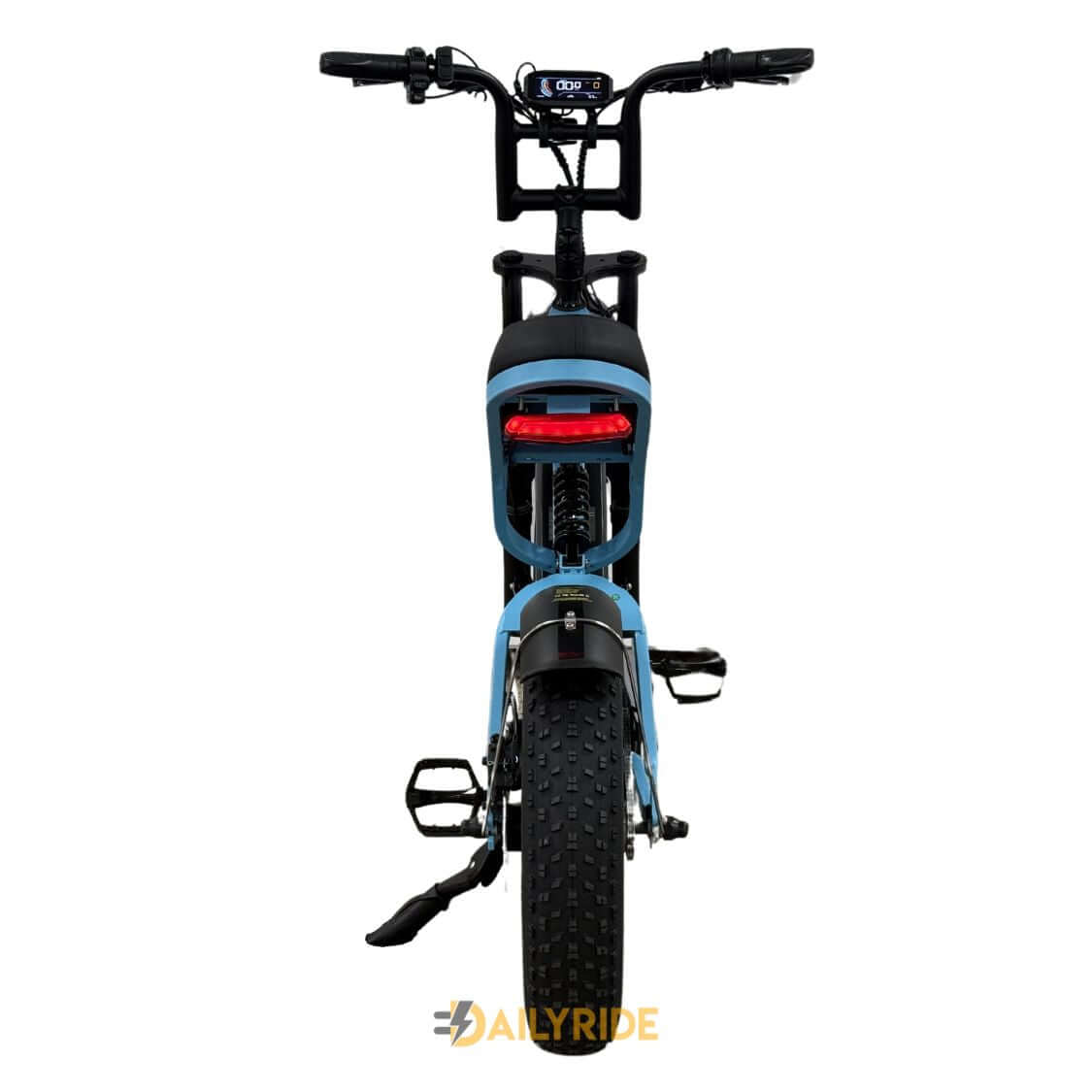 V20 Mini Fatbike – Kinderfatbike met Hydraulische Remmen & Gashendel - Blauw - Stoer, Veilig en Straatlegaal!