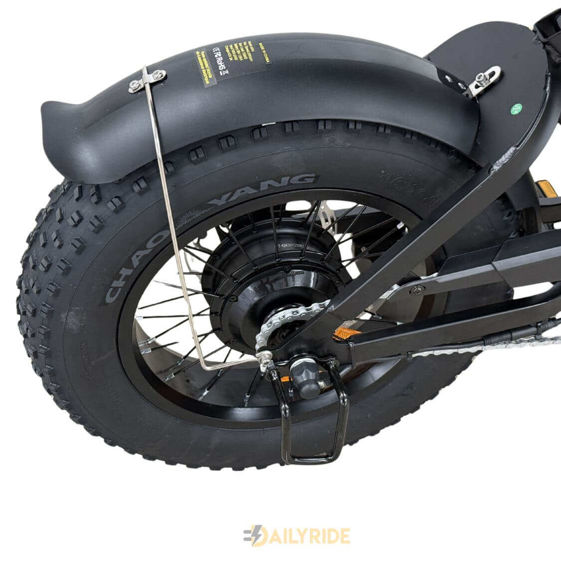 V20 Mini Fatbike – Kinderfatbike met Hydraulische Remmen & Gashendel - Zwart - Stoer, Veilig en Straatlegaal!